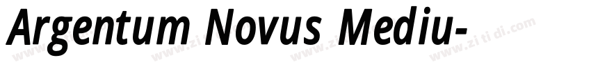 Argentum Novus Mediu字体转换